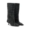 d-venus 40 kb tube D-Venus-Bouclé knee-high boots