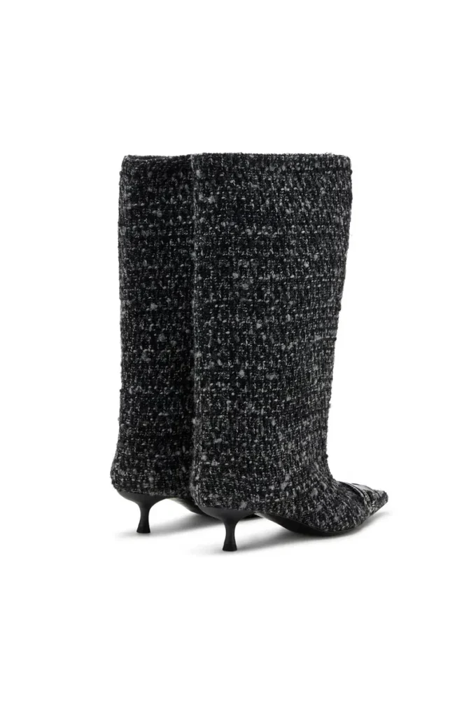 d-venus 40 kb tube D-Venus-Bouclé knee-high boots