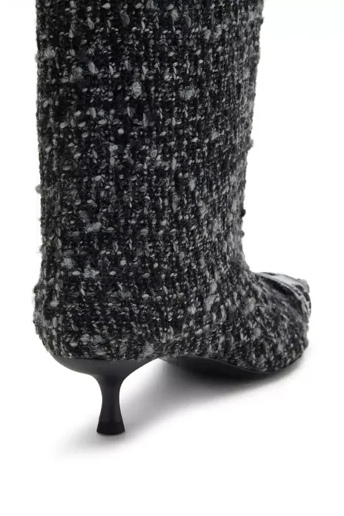 d-venus 40 kb tube D-Venus-Bouclé knee-high boots