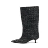 d-venus 40 kb tube D-Venus-Bouclé knee-high boots
