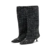d-venus 40 kb tube D-Venus-Bouclé knee-high boots