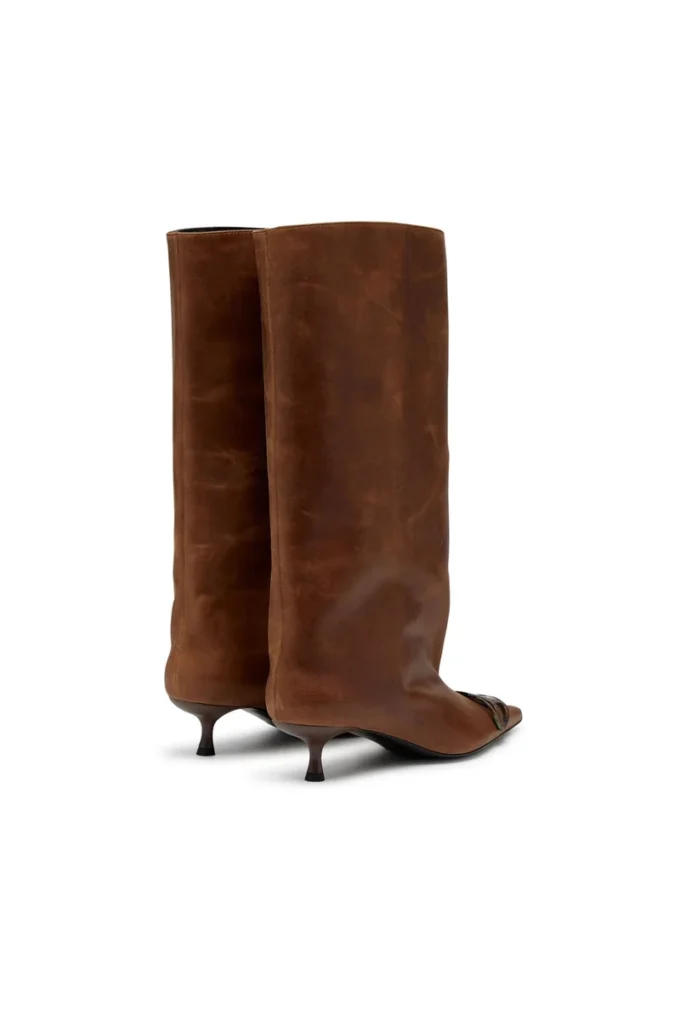 d-venus 40 kb tube D-Venus-Knee-high boots in oiled leather