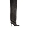 d-venus 90 otk boot D-Venus-Over-the-knee boots in coated denim