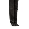 d-venus 90 otk boot D-Venus-Over-the-knee boots in coated denim