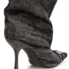 d-venus 90 otk boot D-Venus-Over-the-knee boots in coated denim