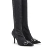 d-venus kb d D-Venus-Knee-high boots in stretch denim