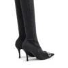 d-venus kb d D-Venus-Knee-high boots in stretch denim