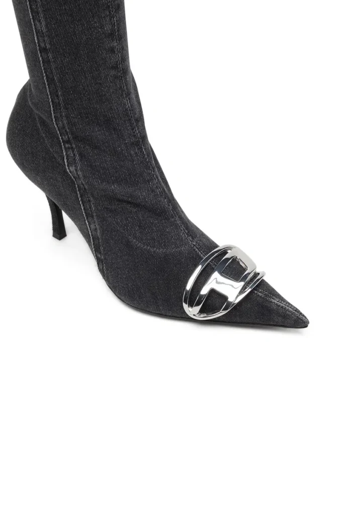 d-venus kb d D-Venus-Knee-high boots in stretch denim
