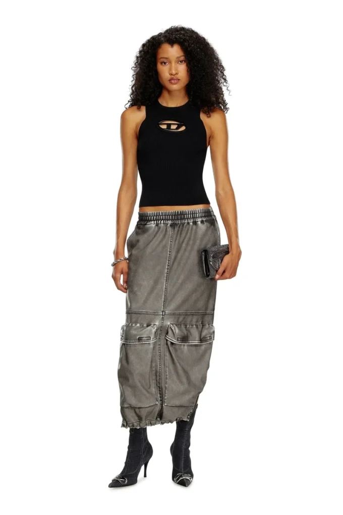 d-venus kb d D-Venus-Knee-high boots in stretch denim