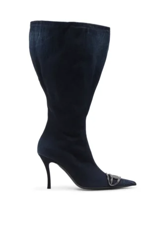 d-venus kb large D-Venus-Wide knee-high boots in denim