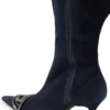 d-venus kb large D-Venus-Wide knee-high boots in denim