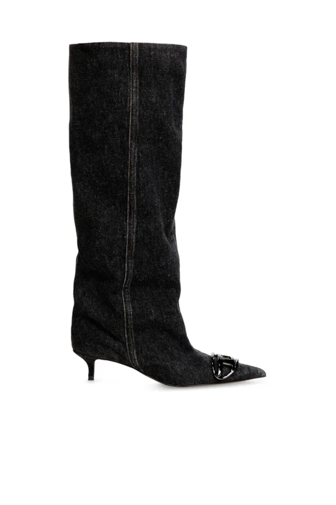 d-venus kb slouchy D-Venus-Slouchy knee-high boot in denim