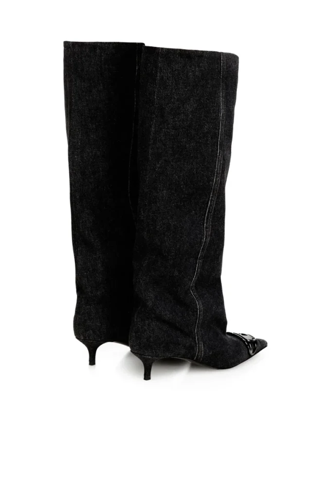 d-venus kb slouchy D-Venus-Slouchy knee-high boot in denim