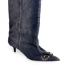 d-venus kb slouchy D-Venus-Slouchy knee-high boot in denim