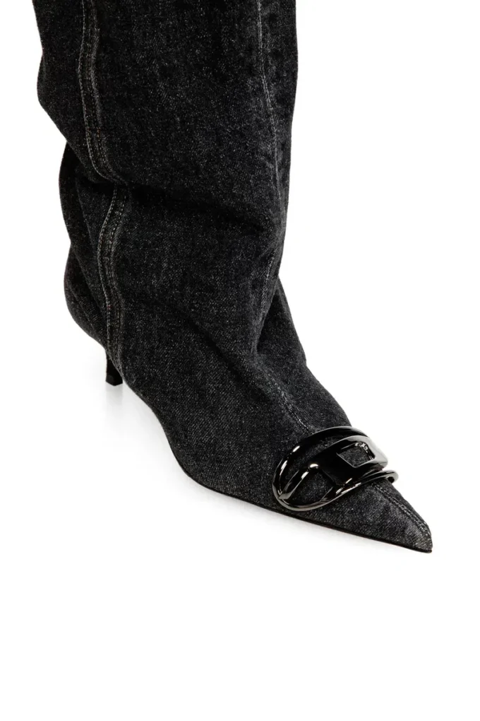 d-venus kb slouchy D-Venus-Slouchy knee-high boot in denim
