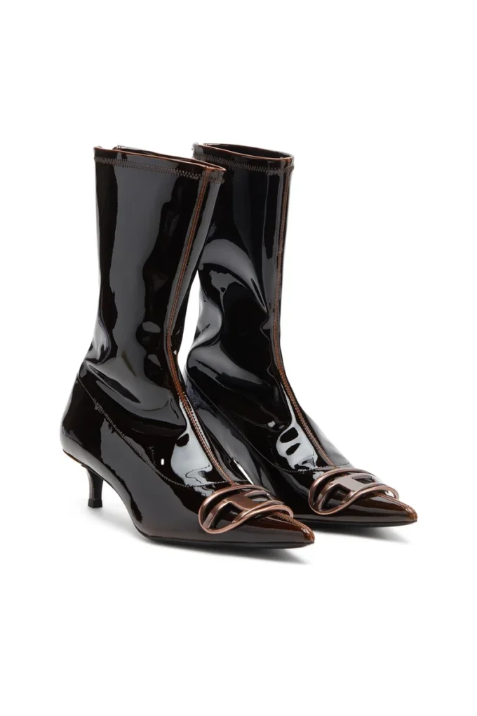 d-venus kittie bt D-Venus-Ankle boots in liquid PU