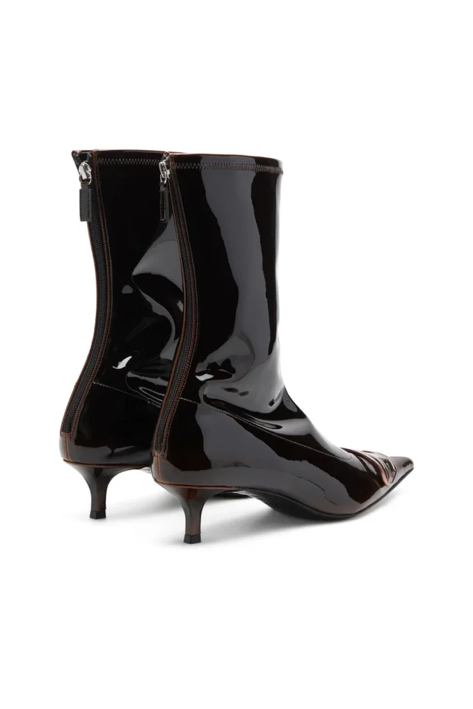 d-venus kittie bt D-Venus-Ankle boots in liquid PU