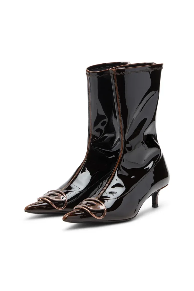 d-venus kittie bt D-Venus-Ankle boots in liquid PU