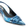 d-venus sb 40 D-Venus-Two-tone metallic slingback pumps