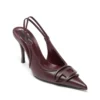 d-venus sb D-Venus-Burgundy slingback pumps in nappa leather