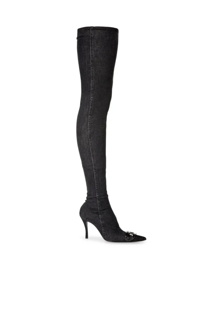 d-venus tbt d D-Venus Tbt D Boots – Over-the-knee boots in stretch denim