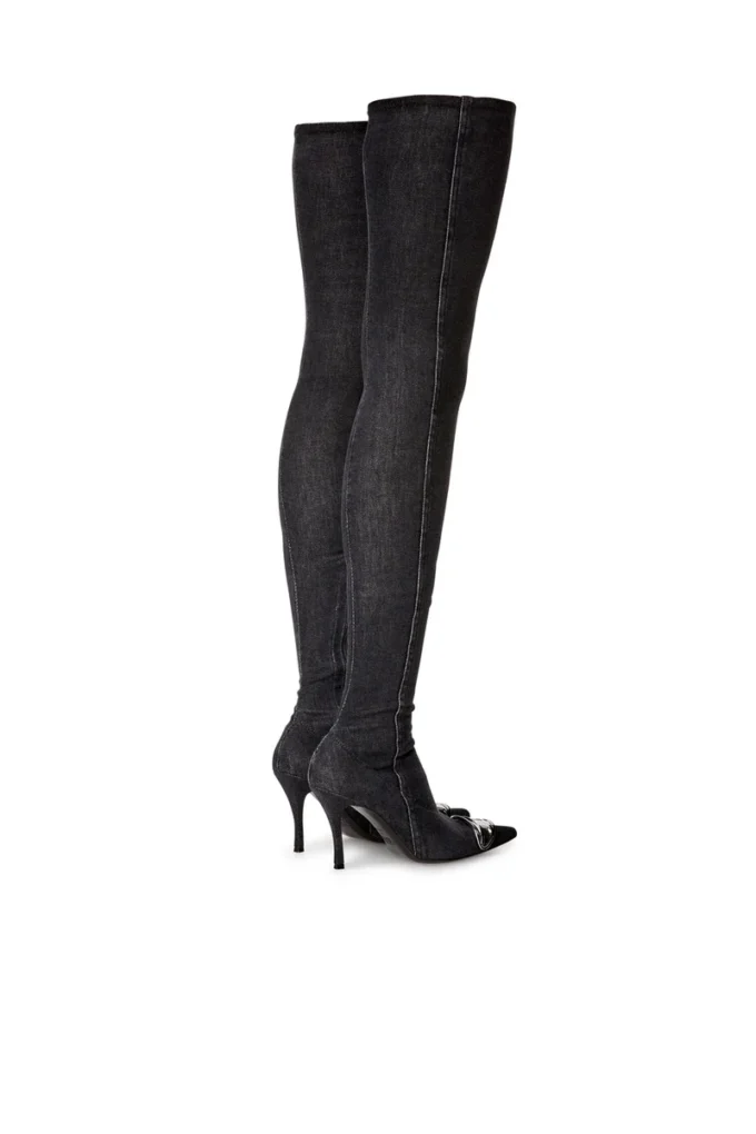 d-venus tbt d D-Venus Tbt D Boots – Over-the-knee boots in stretch denim