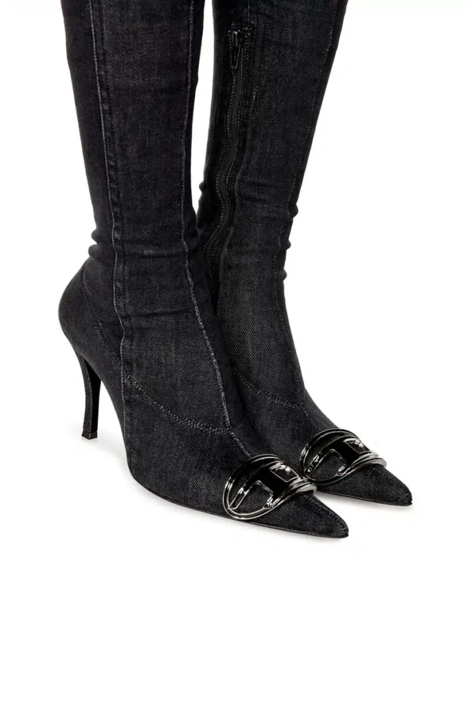 d-venus tbt d D-Venus Tbt D Boots – Over-the-knee boots in stretch denim