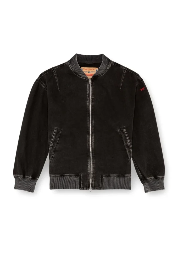 d-vinz Bomber jacket in clean-wash denim