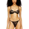 d-wire-utlt Underwire bra in nylon lace