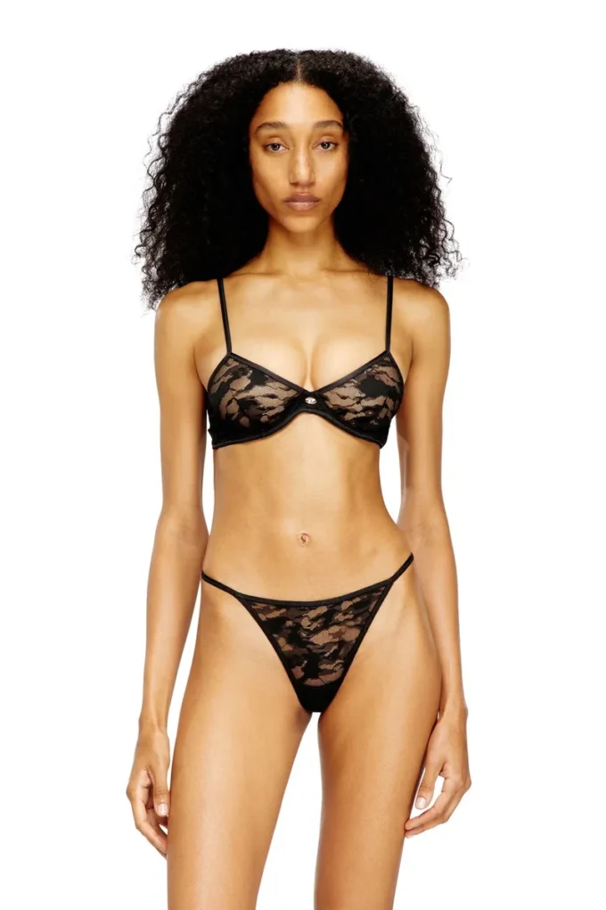 d-wire-utlt Underwire bra in nylon lace