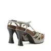 d-woodstock 105 sandal D-Woodstock-Strappy platform sandals in denim