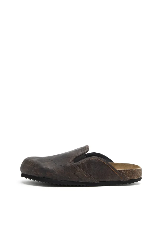 d-woodstock slip-on D-Woodstock-Clogs in crackle-effect suede