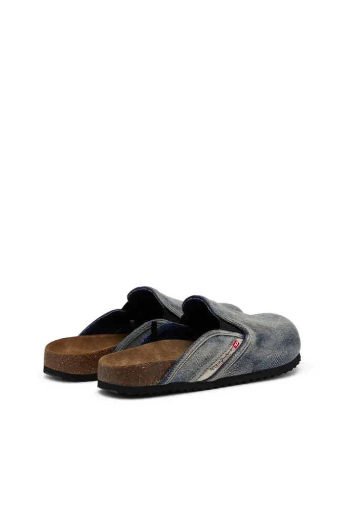 d-woodstock slip-on D-Woodstock-Denim mules