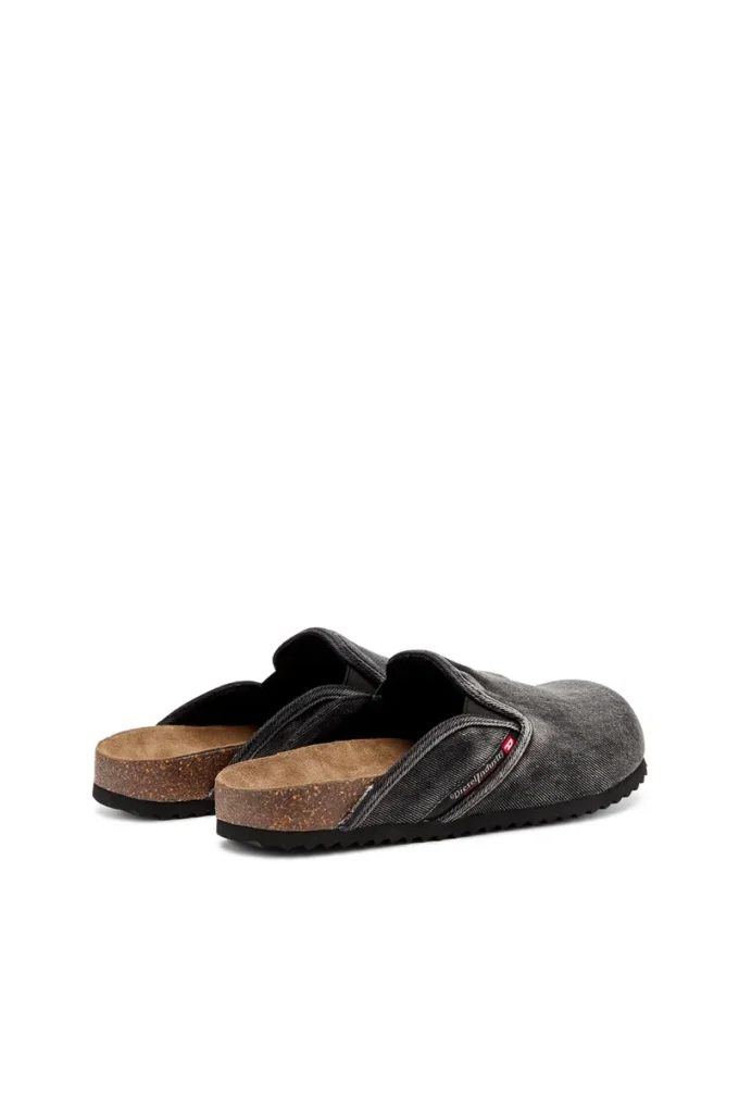 d-woodstock slip-on D-Woodstock-Denim mules