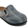 d-woodstock slip-on D-Woodstock-Denim mules