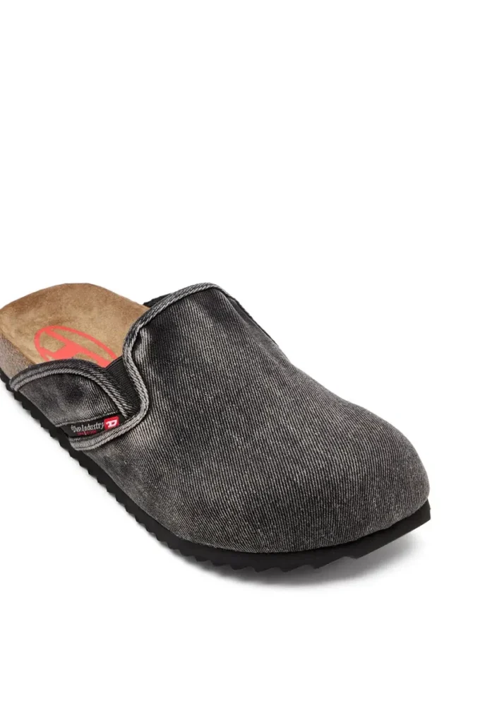 d-woodstock slip-on D-Woodstock-Denim mules
