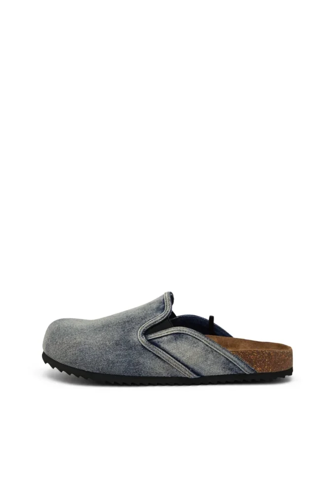 d-woodstock slip-on D-Woodstock-Denim mules