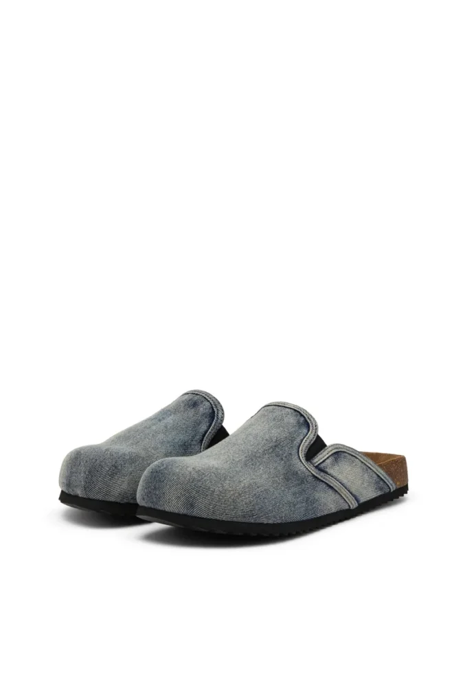 d-woodstock slip-on D-Woodstock-Denim mules