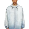 d-wynny jogg Hooded jacket in printed bleach-effect JoggJeans
