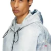 d-wynny jogg Hooded jacket in printed bleach-effect JoggJeans