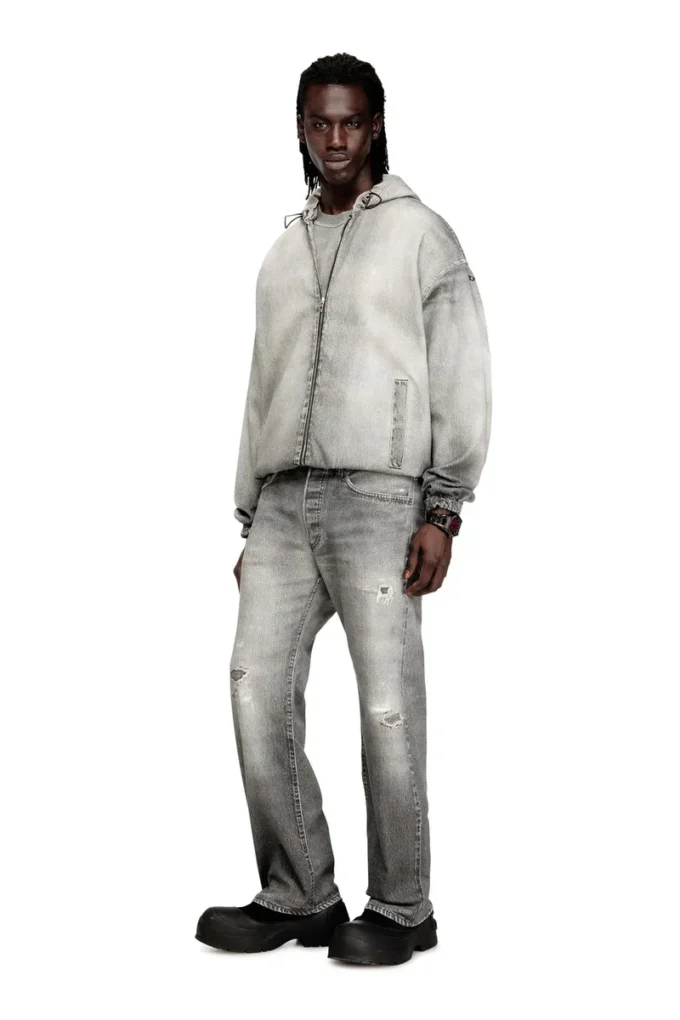 d-wynny jogg Hooded jacket in trompe l’oeil JoggJeans