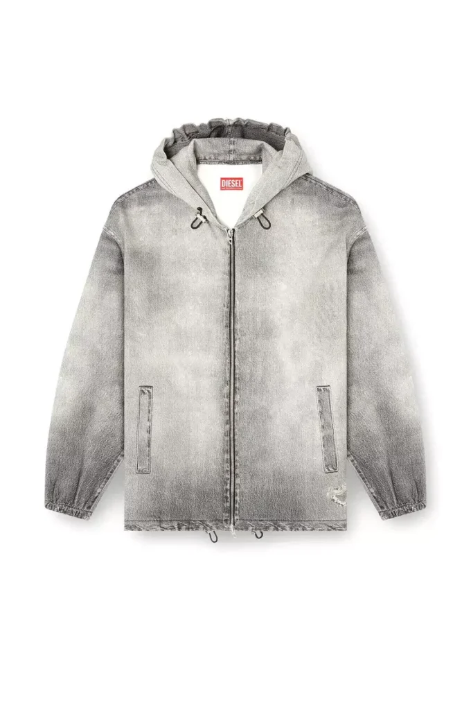 d-wynny jogg Hooded jacket in trompe l’oeil JoggJeans