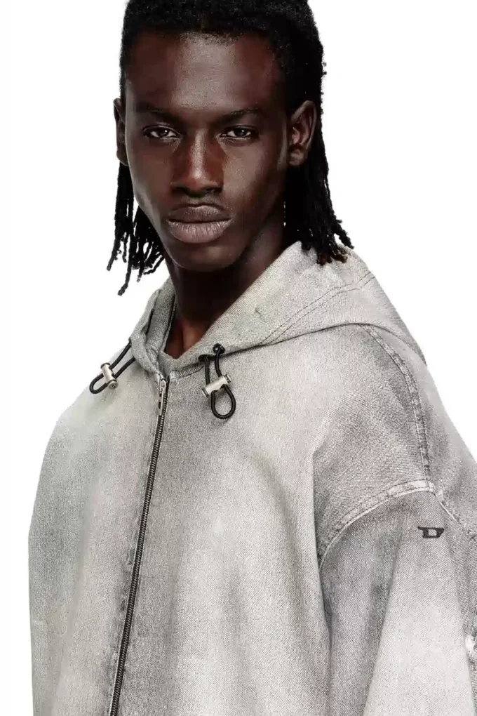d-wynny jogg Hooded jacket in trompe l’oeil JoggJeans