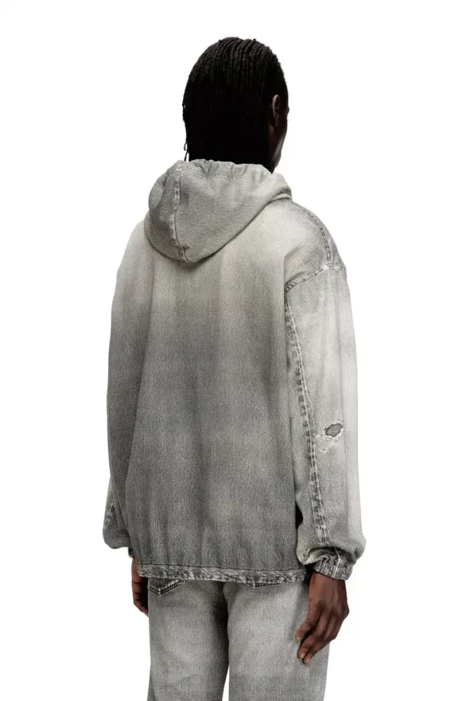 d-wynny jogg Hooded jacket in trompe l’oeil JoggJeans