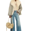 de-aconic-s Jacket in floating-thread jacquard denim