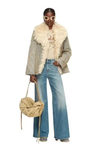 de-aconic-s Jacket in floating-thread jacquard denim