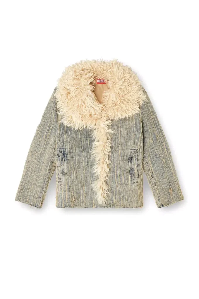 de-aconic-s Jacket in floating-thread jacquard denim