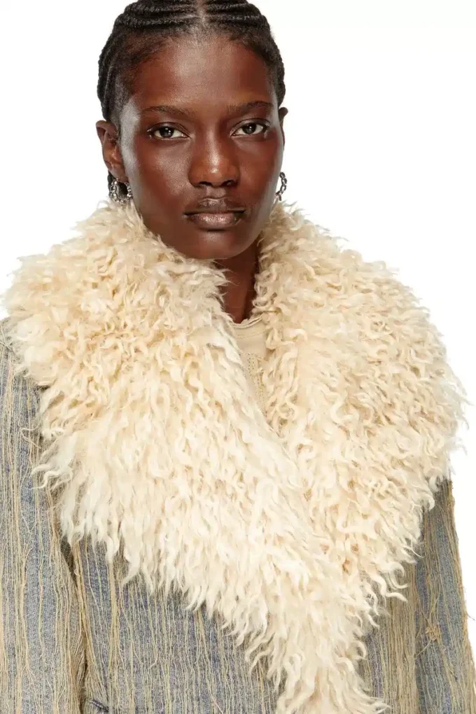 de-aconic-s Jacket in floating-thread jacquard denim