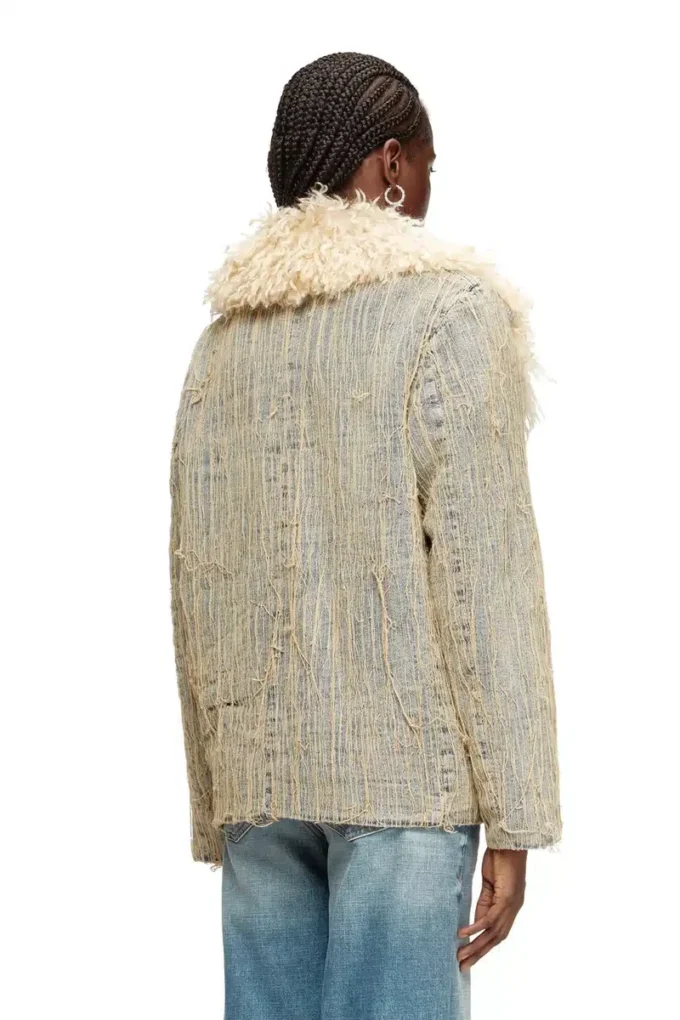 de-aconic-s Jacket in floating-thread jacquard denim