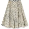 de-annina-fsh Long skirt in dévoré houndstooth denim